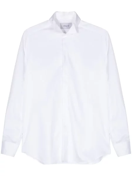 Poplínová košile D4.0 bílá