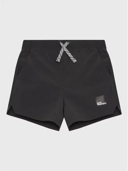 Jack Wolfskin Szorty materiałowe Teen czarny