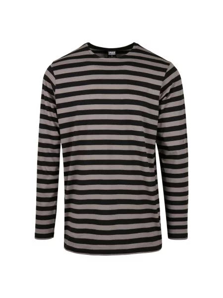 Tricou Urban Classics cu dungi negru