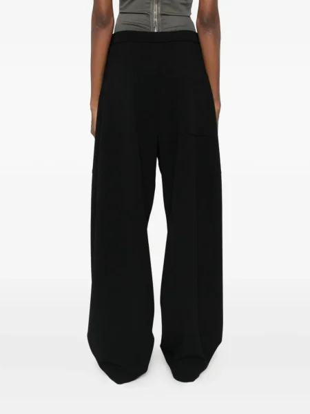 Pantaloni Drhope din țesătură twill negru