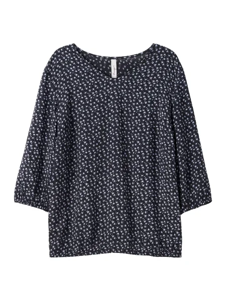 SHEEGO Tunika nočno modra bela