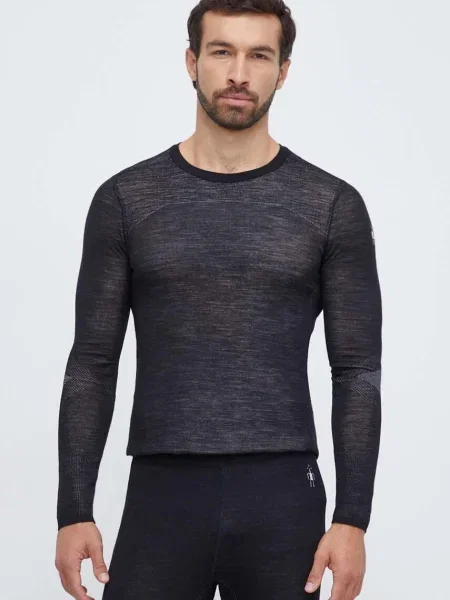 Smartwool longsleeve funkcyjny Intraknit Thermal Merino czarny