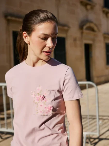 Tricou Marisse roz