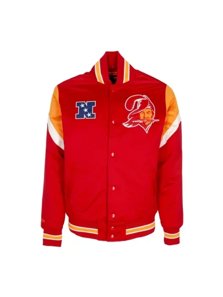 Kurtka bomber Mitchell & Ness czerwony