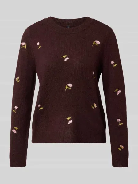 Sweter o kroju regular fit z dodatkiem wełny model SHINE' Only