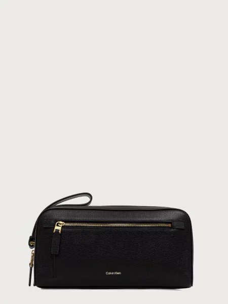 Pungă cosmetică Calvin Klein negru