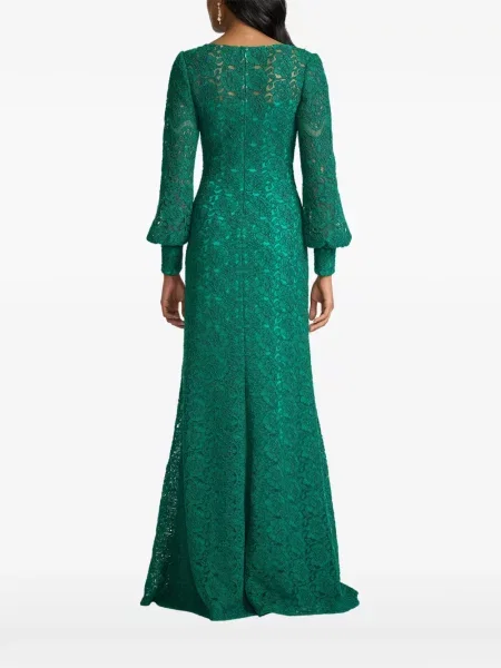 Rochie Tadashi Shoji din dantelă verde