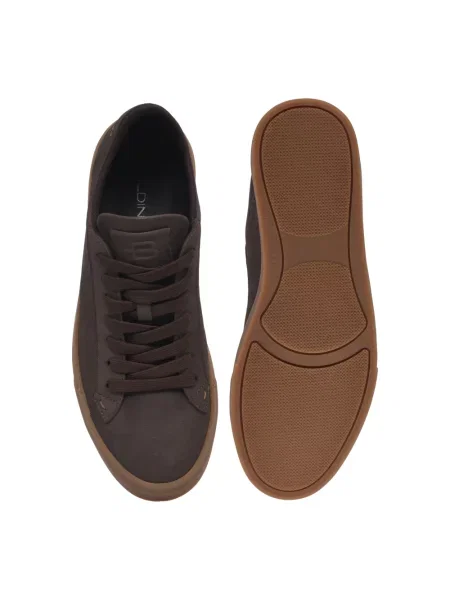 Sneakersy Baldinini zamszowe brązowe