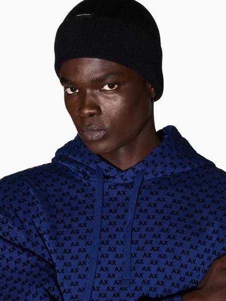 Шапка Armani Exchange черная