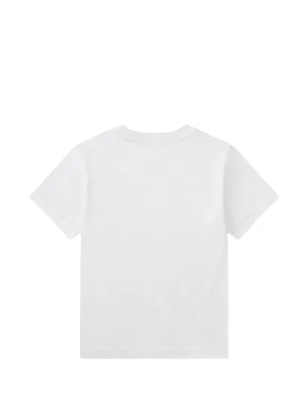 Tricou copii Lacoste alb