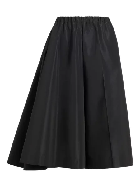 Pantaloni scurți Patou asimetrice negru