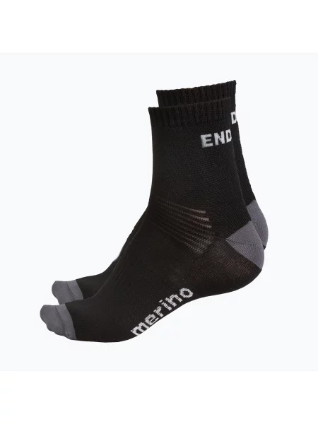 Шкарпетки Endura Baabaa Merino 2 пари black чорні