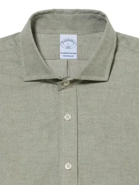 Gulerat cămașă Brooks Brothers verde
