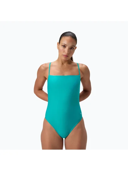Costum de baie întreg pentru femei Speedo Adjustable Thinstrap turquoise gem