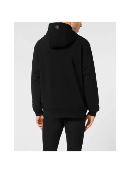 Bluza z kapturem Philipp Plein z kapturem czarna