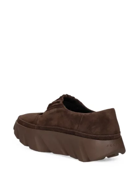 Pantofi loafer 4ccccees din piele de căprioară maro