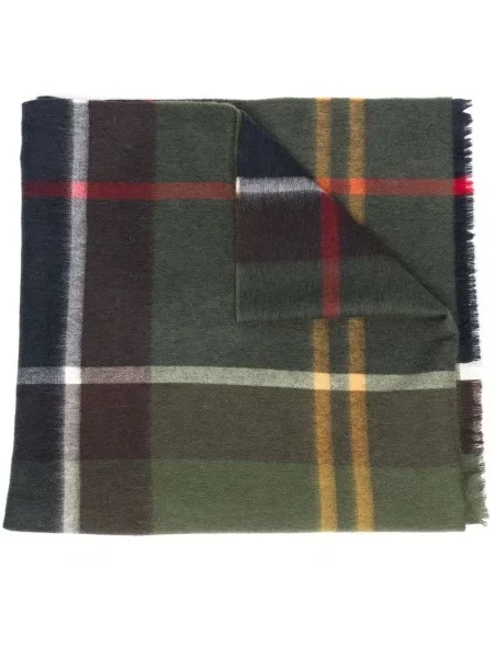 Fular Barbour de lână verde