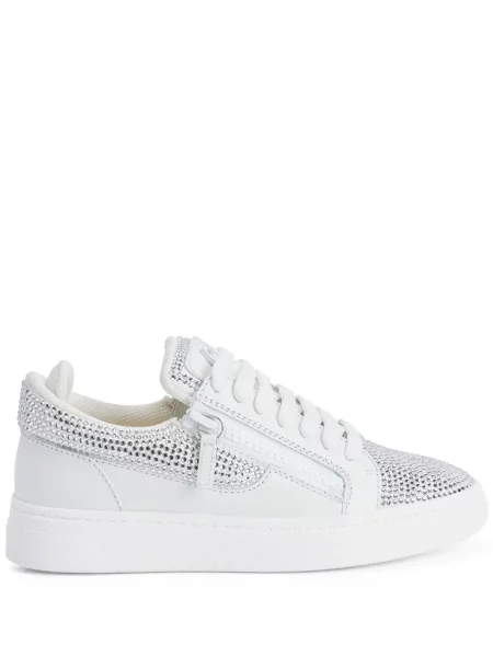 Sneakerși Giuseppe Zanotti din piele alb