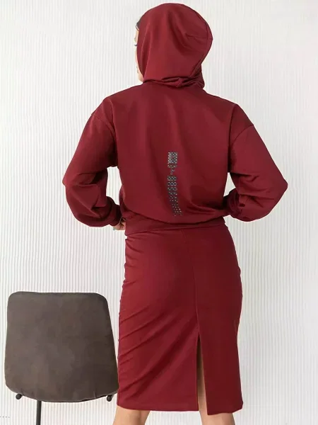 Юбка миди Totalfit красная