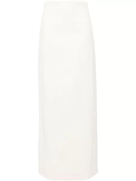 Fustă Wardrobe.nyc alb