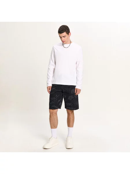 Джинсовые шорты Cropp черные