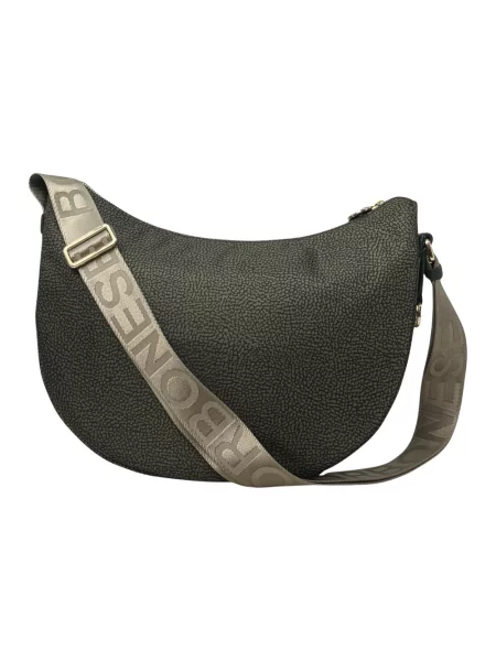 Torebka skórzana Borbonese skórzana czarna