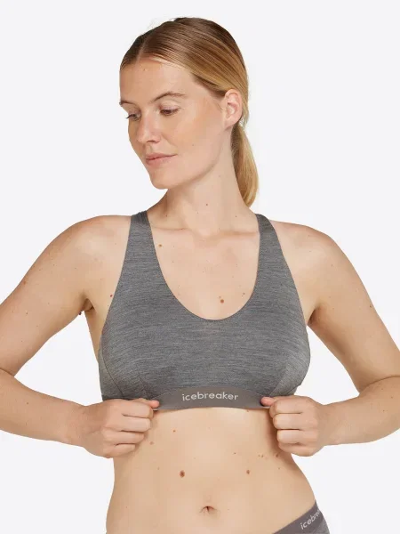 ICEBREAKER Sutien sport gri