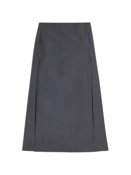 Fustă midi Jil Sander gri