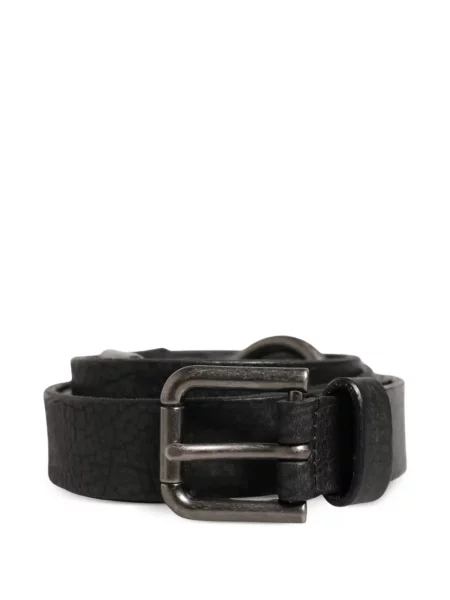 Cu centură curea Dolce & Gabbana din piele cu cataramă negru