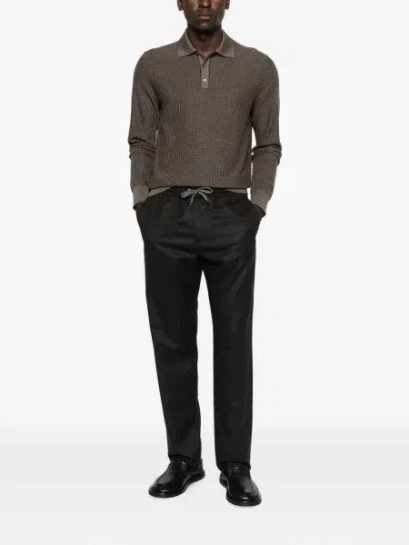 Pantaloni Agnona cu cordon gri