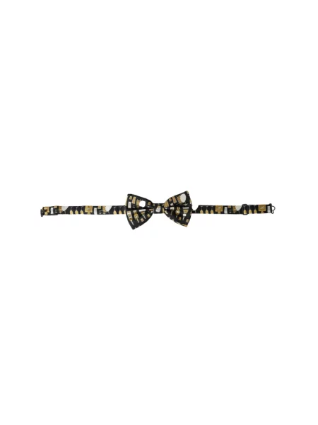 Jedwabny krawat Dolce And Gabbana czarny