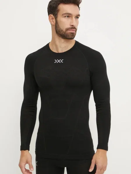 X-Bionic longsleeve funkcyjny Symbio Merino czarny
