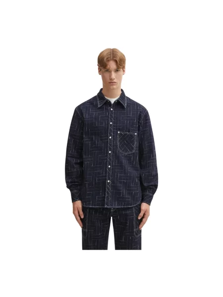 Koszula dżinsowa Kenzo casual niebieska