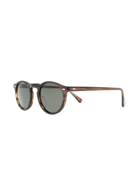 Saulės akiniai Oliver Peoples ruda