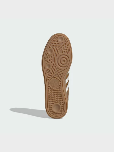 Кожаные кеды Adidas коричневые