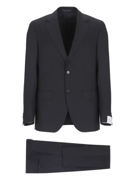 Costum Caruso cu rever negru