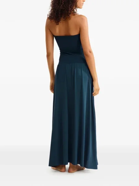 Rochie maxi Eres de costum albastru