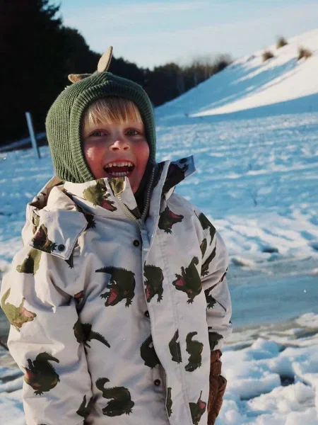 Konges Sløjd Dětská bunda MISMOU JACKET béžová