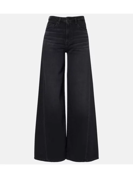 Magas derekú farmerek Ag Jeans fekete