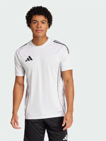 Переработанный футболка Adidas белая