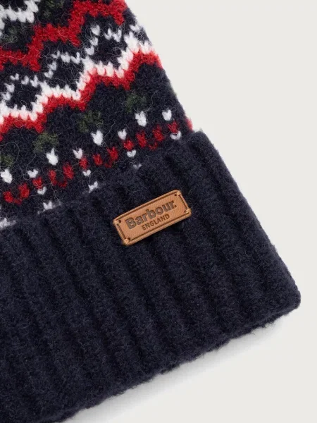 Barbour шапка з помпоном
