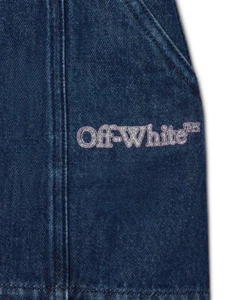 Spódnica jeansowa dziecięca Off-white biała