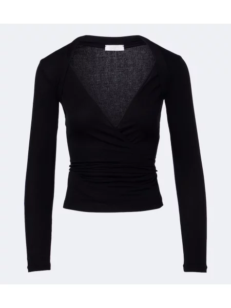 Top Eres tricotate plic negru