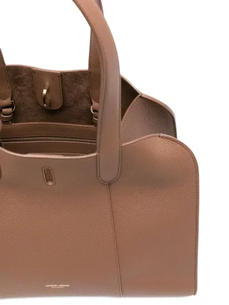 Geanta de piele Giorgio Armani din piele maro