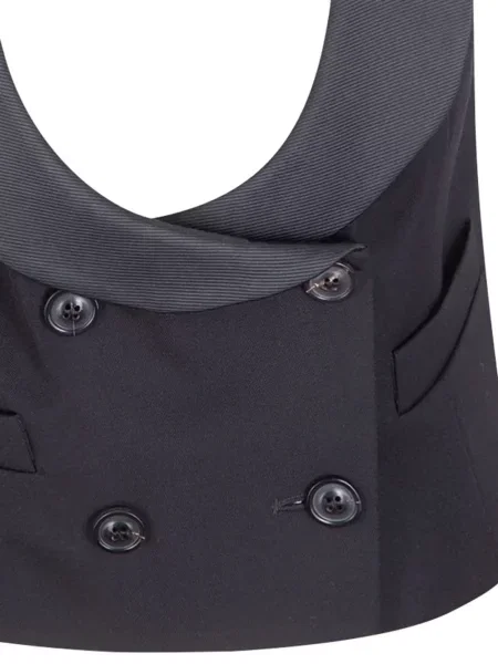 Елек Maison Margiela двуредно черно