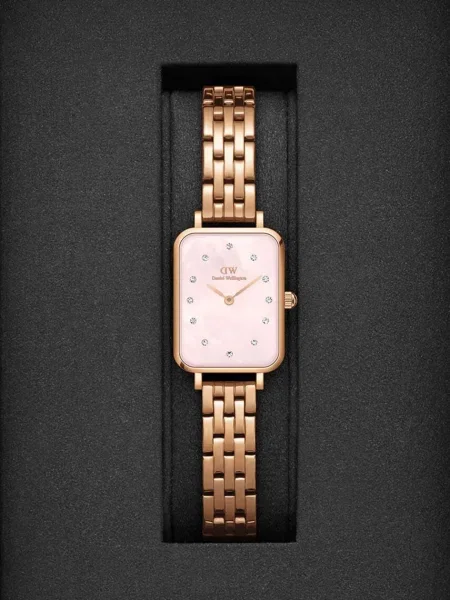 Daniel Wellington ceas Quadro Lumine Link femei auriu