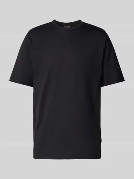 T-shirt o kroju relaxed fit z czystej bawełny model FRED LIFE' Only & Sons czarna