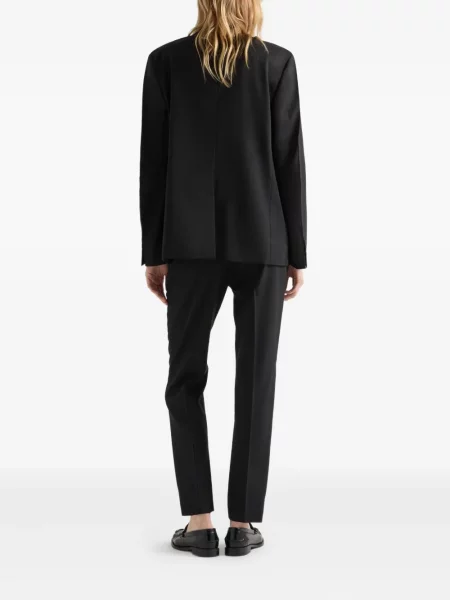 Pantaloni Prada de lână negru