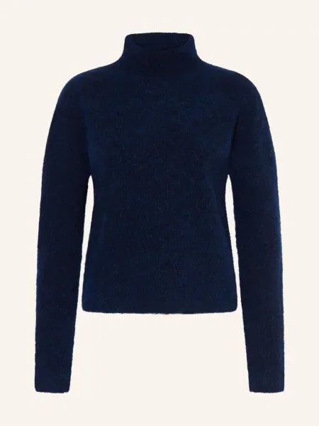 Darling Harbour Sweter Z Alpaki blau granatowy