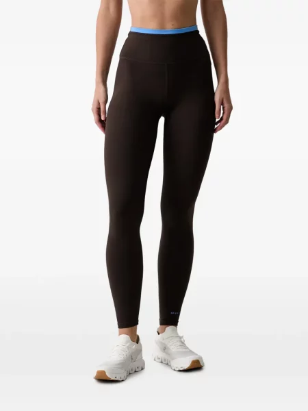 Leggings P.e Nation cu talie înaltă cu imagine maro